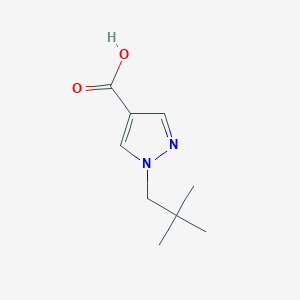 molecular formula C9H14N2O2 B1458834 1-Neopentyl-1H-pyrazole-4-carboxylic acid CAS No. 1403565-18-3