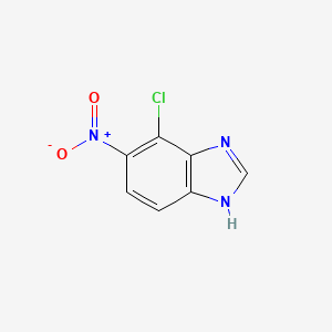 molecular formula C7H4ClN3O2 B1458845 4-Chloro-5-nitrobenzimidazole CAS No. 1360891-62-8