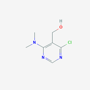 molecular formula C7H10ClN3O B1458851 (4-Chloro-6-(dimethylamino)pyrimidin-5-yl)methanol CAS No. 1423029-78-0