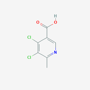 molecular formula C7H5Cl2NO2 B1458859 4,5-Dichloro-6-methylpyridine-3-carboxylic acid CAS No. 1394689-91-8