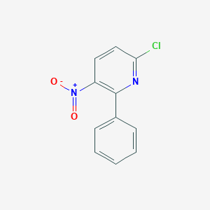molecular formula C11H7ClN2O2 B1458874 6-Chloro-3-nitro-2-phenylpyridine CAS No. 1049706-69-5