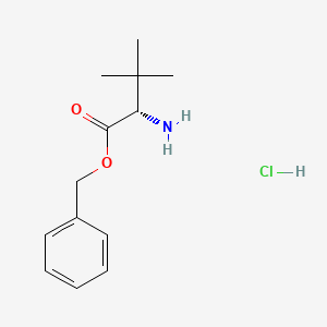 molecular formula C13H20ClNO2 B1458876 benzyl (2S)-2-amino-3,3-dimethylbutanoate hydrochloride CAS No. 176388-88-8