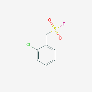 molecular formula C7H6ClFO2S B1458878 (2-氯苯基)甲磺酰氟 CAS No. 1384429-15-5