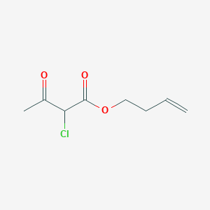 molecular formula C8H11ClO3 B14588795 But-3-en-1-yl 2-chloro-3-oxobutanoate CAS No. 61363-96-0