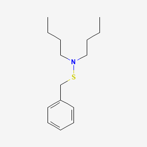 molecular formula C15H25NS B14588875 N-(Benzylsulfanyl)-N-butylbutan-1-amine CAS No. 61076-34-4