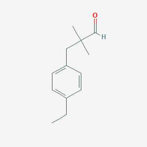 molecular formula C13H18O B145890 3-(4-Ethylphenyl)-2,2-dimethylpropanal CAS No. 67634-15-5