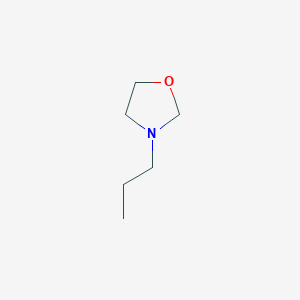 molecular formula C6H13NO B14589134 3-Propyl-1,3-oxazolidine CAS No. 61097-23-2