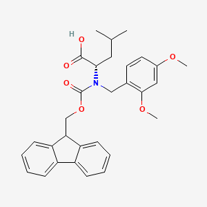 molecular formula C30H33NO6 B1458932 Fmoc-(Dmb)Leu-OH CAS No. 1425938-65-3