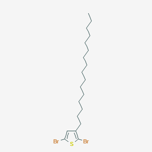 molecular formula C20H34Br2S B1458937 2,5-Dibromo-3-hexadecylthiophene CAS No. 178452-13-6
