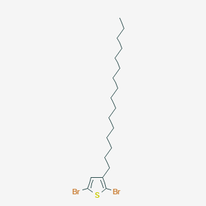 molecular formula C20H34Br2S B1458937 2,5-二溴-3-十六烷基噻吩 CAS No. 178452-13-6