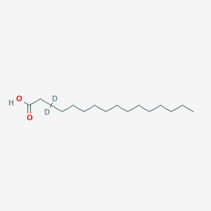 molecular formula C16H32O2 B1458946 Hexadecanoic-3,3-D2 acid CAS No. 83293-32-7