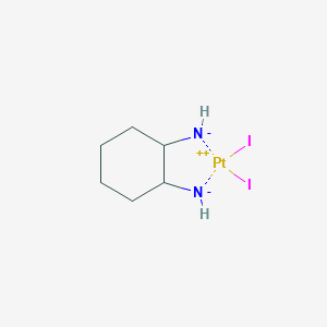(2-Azanidylcyclohexyl)azanide;diiodoplatinum(2+)
