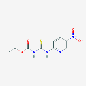 molecular formula C9H10N4O4S B1458986 Ethyl [(5-nitro-2-pyridinyl)amino]carbothioylcarbamate CAS No. 1395493-33-0