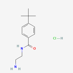 molecular formula C13H21ClN2O B1458993 N-(2-aminoethyl)-4-tert-butylbenzamide hydrochloride CAS No. 207672-83-1