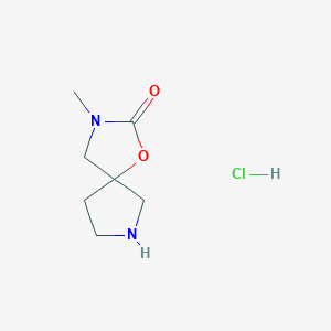 3-Methyl-1-oxa-3,7-diazaspiro[4.4]nonan-2-one hydrochloride