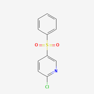 molecular formula C11H8ClNO2S B1459015 2-chloro-5-(phenylsulfonyl)Pyridine CAS No. 877868-60-5