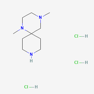 1,4-Dimethyl-1,4,9-triazaspiro[5.5]undecane trihydrochloride