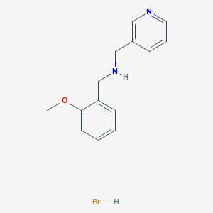 molecular formula C14H17BrN2O B1459017 (2-Methoxybenzyl)(3-pyridinylmethyl)amine hydrobromide CAS No. 1609407-50-2