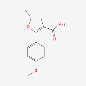 2-(4-Methoxyphenyl)-5-methylfuran-3-carboxylic acid