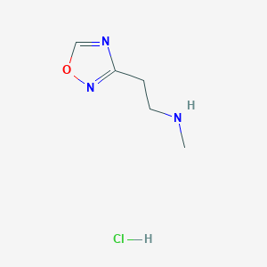 N-Methyl-2-(1,2,4-oxadiazol-3-yl)ethanamine hydrochloride