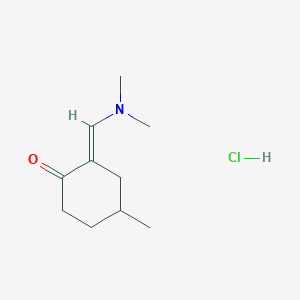 (2E)-2-(Dimethylaminomethylidene)-4-methylcyclohexan-1-one;hydrochloride