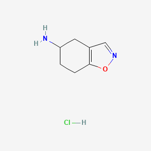 4,5,6,7-Tetrahydrobenzo[d]isoxazol-5-amine hydrochloride