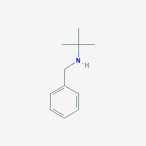 molecular formula C11H17N B145904 苯甲胺，N-(1,1-二甲基乙基)- CAS No. 3378-72-1