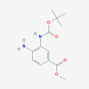 Methyl 4-amino-3-((tert-butoxycarbonyl)amino)benzoate