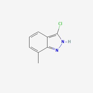 molecular formula C8H7ClN2 B1459045 3-Chloro-7-methyl-1H-indazole CAS No. 1239737-86-0