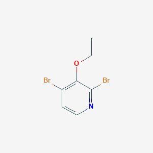 2,4-dibromo-3-ethoxyPyridine