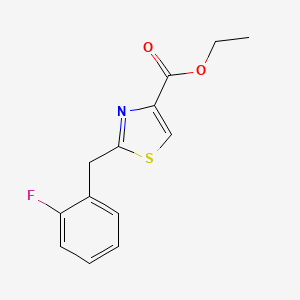 Ethyl 2-[(2-fluorophenyl)methyl]-1,3-thiazole-4-carboxylate