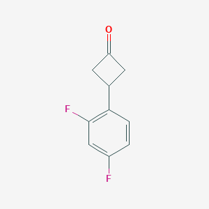 3-(2,4-Difluorophenyl)cyclobutan-1-one
