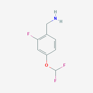 4-(Difluoromethoxy)-2-fluorobenzylamine