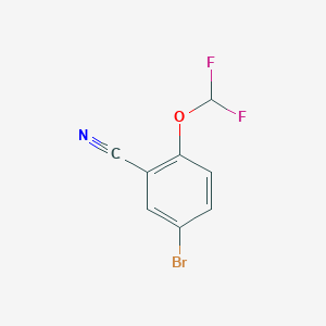 5-Bromo-2-(difluoromethoxy)benzonitrile