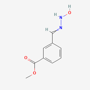 molecular formula C9H10N2O3 B1459075 Benzoic acid, 3-[(hydroxyamino)iminomethyl]-, methyl ester CAS No. 775304-79-5