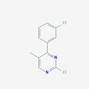 2-Chloro-4-(3-chlorophenyl)-5-methylpyrimidine