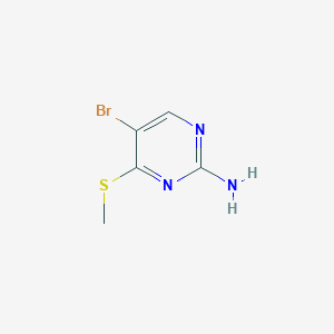 5-Bromo-4-(methylthio)pyrimidin-2-amine