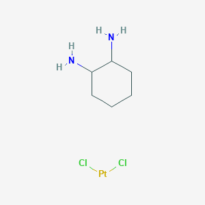 molecular formula C₆H₁₄Cl₂N₂Pt B145909 二氯(1,2-二氨基环己烷)铂(II) CAS No. 61848-66-6