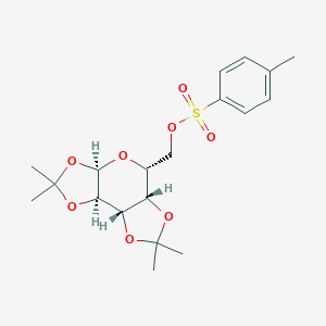 molecular formula C19H26O8S B014591 1,2:3,4-di-O-isopropylidene-6-O-p-tolylsulfonyl-alpha-D-galactose CAS No. 70932-39-7