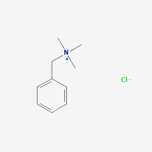 molecular formula C10H16ClN B145910 Benzyltrimethylammonium chloride CAS No. 56-93-9