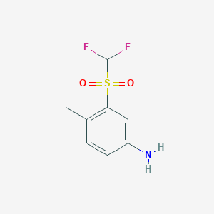 3-Difluoromethanesulfonyl-4-methylaniline