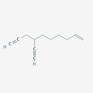 molecular formula C12H16 B14591138 7-Ethynyldec-1-EN-9-yne CAS No. 61208-02-4
