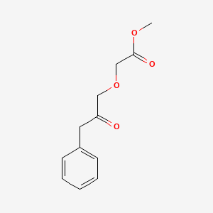 molecular formula C12H14O4 B14591315 Methyl (2-oxo-3-phenylpropoxy)acetate CAS No. 61363-68-6