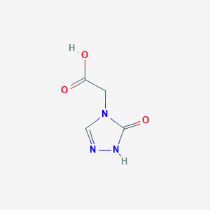 2-(5-oxo-4,5-dihydro-1H-1,2,4-triazol-4-yl)acetic acid