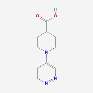1-Pyridazin-4-ylpiperidine-4-carboxylic acid