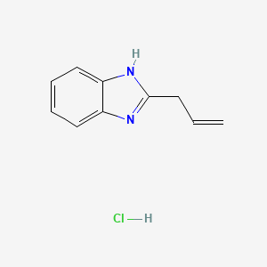 molecular formula C10H11ClN2 B1459151 2-(prop-2-en-1-yl)-1H-1,3-benzodiazole hydrochloride CAS No. 1423034-64-3