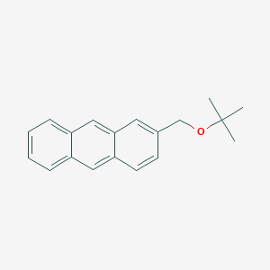 molecular formula C19H20O B14591623 Anthracene, 2-[(1,1-dimethylethoxy)methyl]- CAS No. 61603-50-7