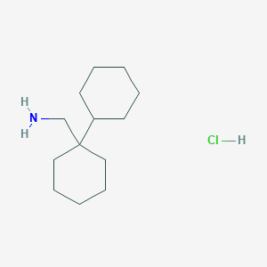 (1-Cyclohexylcyclohexyl)methanamine hydrochloride