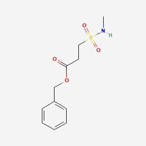 molecular formula C11H15NO4S B1459166 Benzyl 3-(methylsulfamoyl)propanoate CAS No. 1424042-10-3