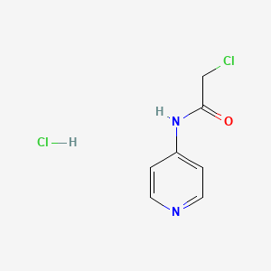 molecular formula C7H8Cl2N2O B1459182 2-chloro-N-(pyridin-4-yl)acetamide hydrochloride CAS No. 181825-66-1